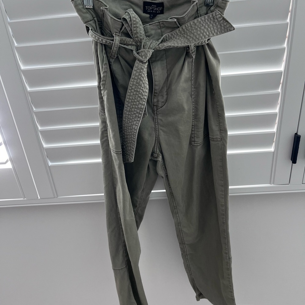 Topshop Green Pants